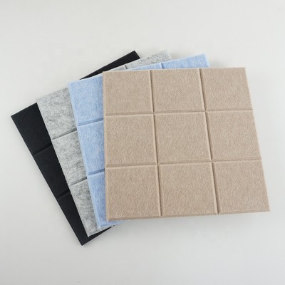 Square shape felt pin board bulletin board home office wall decorative board