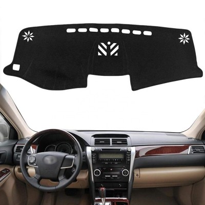 China manufacture black color nonwoven Gigging Felt Fabric rolls with plastic drop cloth anti-slip car dashboard cover mat