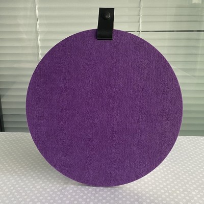 2020 Hot selling round bulletin board diy wall decor message board felt notice board