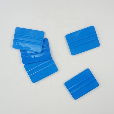 Wholesale Blue Small Squeegee With Black Fabric Car Vinyl Wrap Tool window squeegee